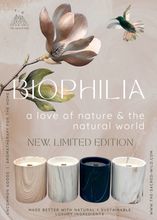 Load image into Gallery viewer, Biophilia: White Marble + Pure Fresh Air Scented Candle