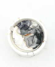 Load image into Gallery viewer, Biophilia: Gold & White Marble Labdanum Scented Candle