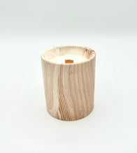 Load image into Gallery viewer, Biophilia: Beautiful Wood/Ceramic Hinoki Scented Candle