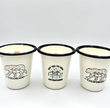 Load image into Gallery viewer, Pine Scented Candle - Colorado Bear - Reusable Camp Cup