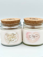 Load image into Gallery viewer, "Be Mine." Elegant Valentines Day Candle with Rose Quartz