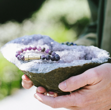 Load image into Gallery viewer, Matte Amethyst Intention Bracelet | Trust + Intuition
