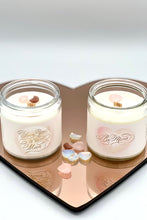 Load image into Gallery viewer, Love You To The Moon Scented Candle with Rose Quartz
